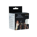 Precision Elasticated Adhesive Bandage 5cm x 4.5m in white, retail box front view