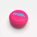 The nub Sports "Pink Six" is a bright pink, round container with textured sides to store your silicone bat grip or cricket bat handle attachment. The lid displays the word "nub." in light blue, shown on a plain white background.