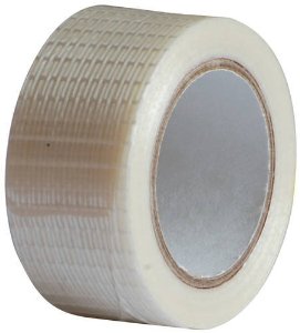 The Martin Berrill Sports Fibreglass Cricket Bat Repair Tape is a 50m roll, 120mm wide, ideal for cricket bat repair and maintenance, featuring a textured finish with an outer adhesive layer and a sturdy cardboard core.