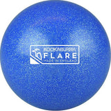 The Kookaburra Flare Hockey Ball by Kookaburra is a blue ball ideal for hockey training, field play, and practice sessions.