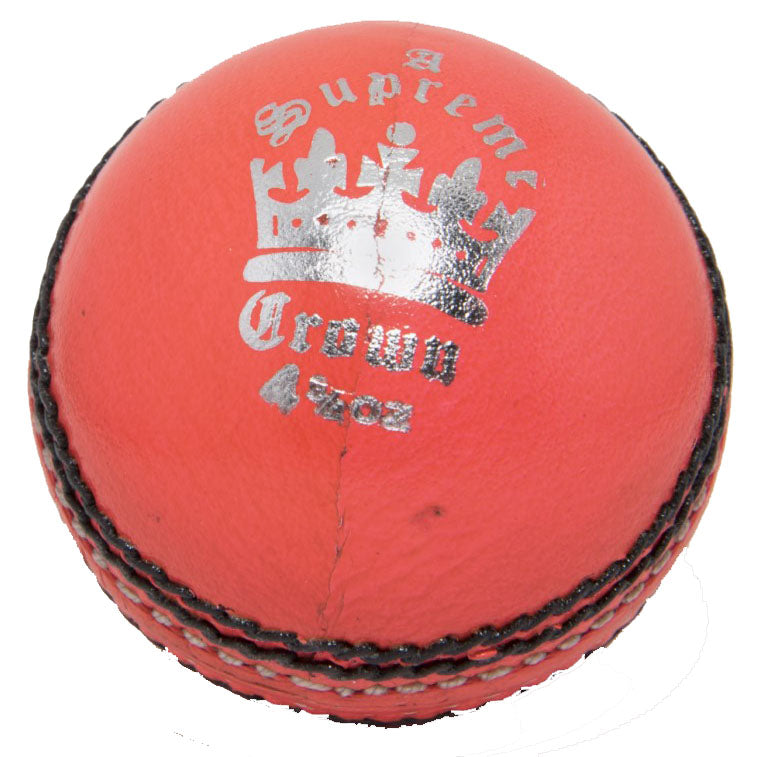 MBS Supreme Crown Cricket Ball (Orange)