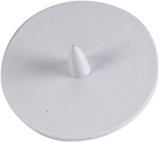 The Hunts County Bowlers Markers (Pair) are round, flat, white aids with a central spike, designed to help cricketers improve bowling consistency during training.