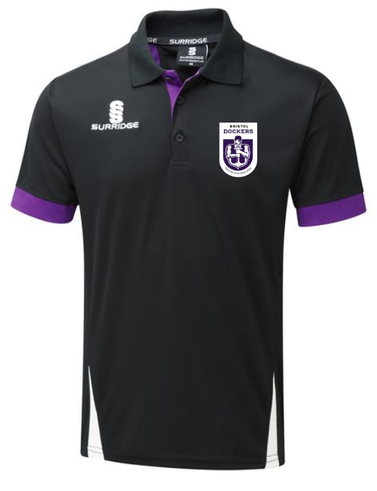 Bristol Dockers Blade Polo Shirt Martin Berrill Sports