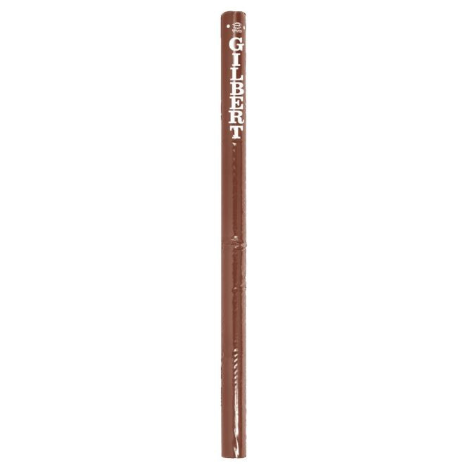 A brown Gilbert netball post protector with "GILBERT" printed vertically in white near the top, matching the style and quality of IFN standard post protectors.