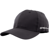 The Gray Nicolls Pro Fit Cap is a black adult sports cap with visible stitching, ventilation holes, and the white Gray Nicolls logo on the side—ideal for cricket as both a stylish and practical accessory.