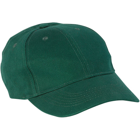 The Gray Nicolls Overbury CC Melton County Cap is a bottle green baseball cap with visible stitching and a curved brim, shown on a white background. Senior size ensures a comfortable fit.