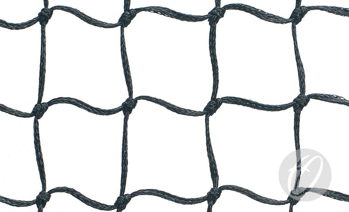 A close-up of Harrod Sport's Braided Cricket Roof Netting - 3mm, crafted from UV resistant polypropylene and designed for durable roof netting applications.