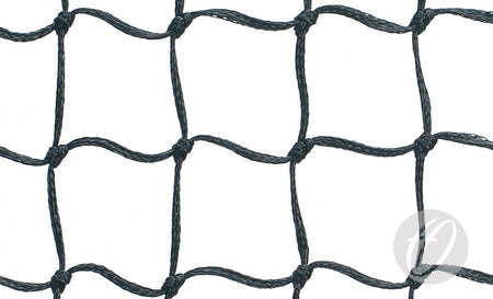 A close-up of Harrod Sport's Braided Cricket Roof Netting - 3mm, crafted from UV resistant polypropylene and designed for durable roof netting applications.