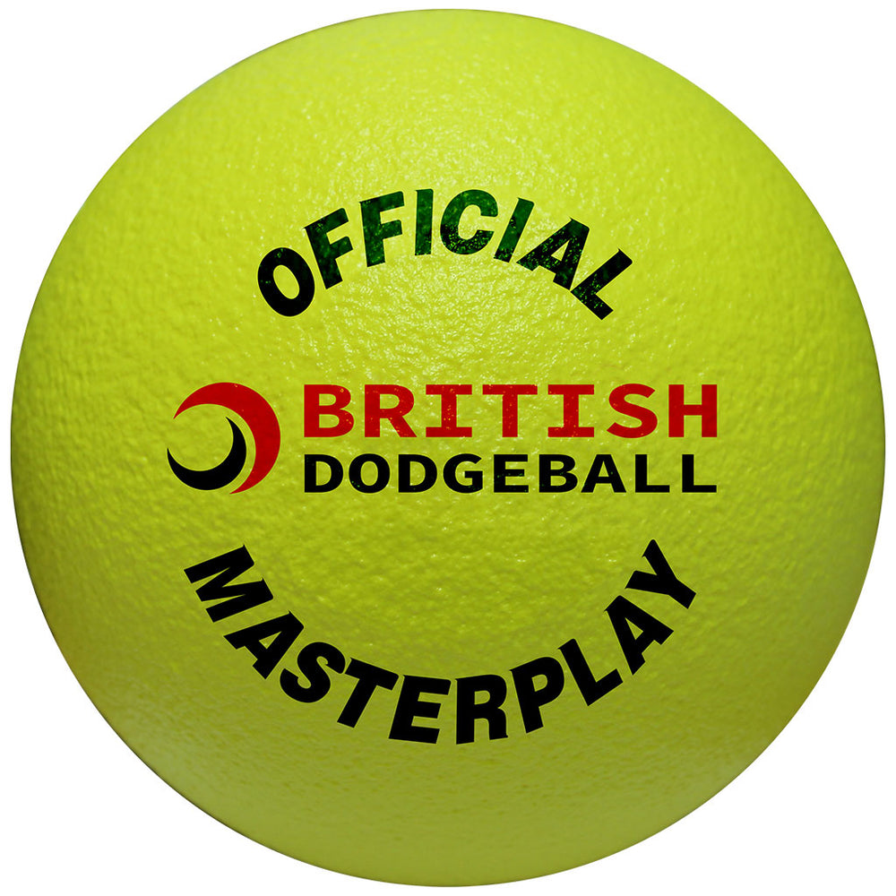 Official British Dodgeball Foam Dodgeball - Pack of 20 (Yellow)