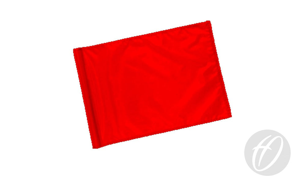 Red Nylon Golf Flags