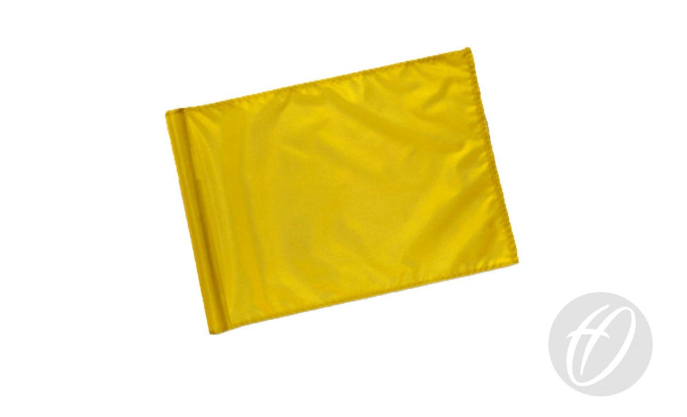Yellow Nylon Golf Flags