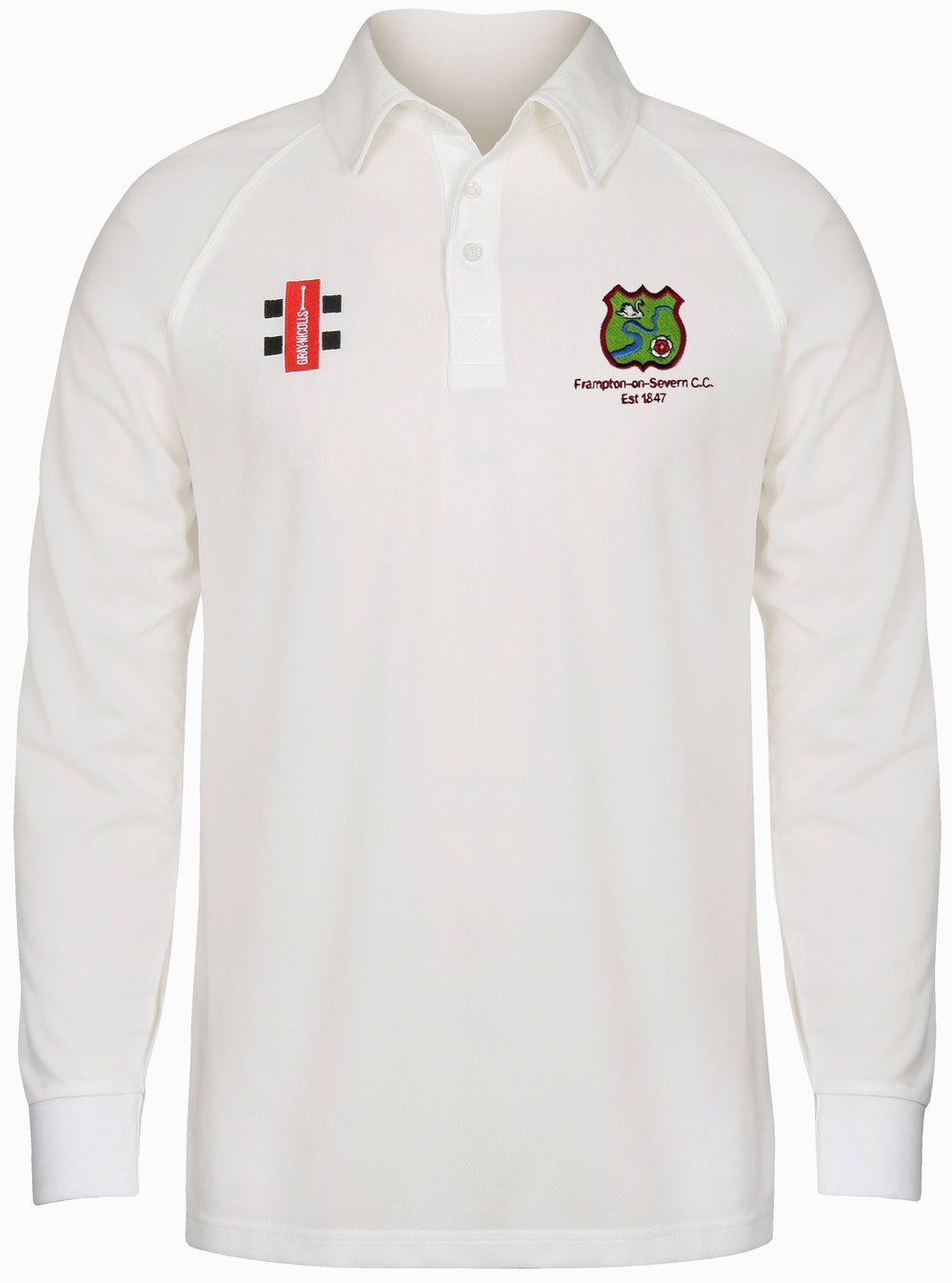 Frampton CC Matrix V2 Long Sleeve Senior Cricket Shirt
