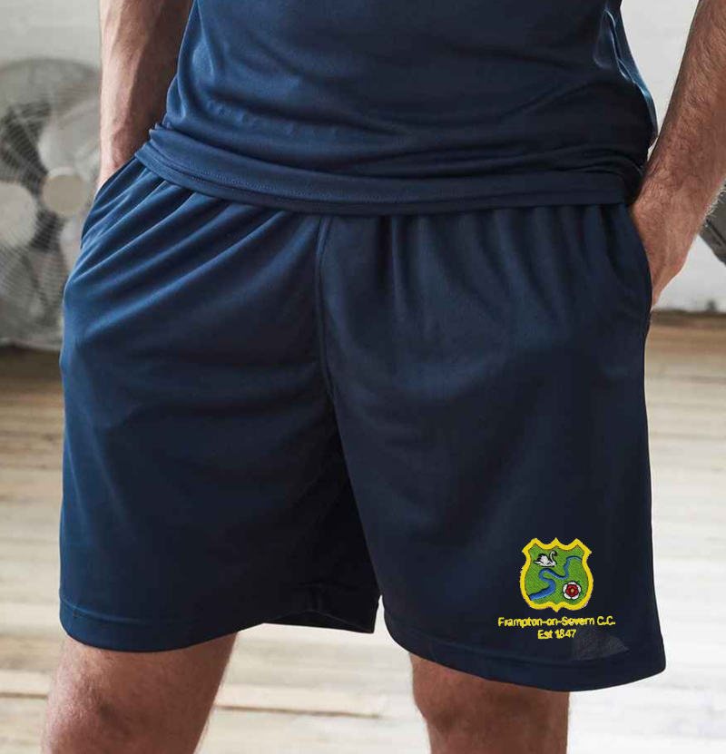 Frampton CC AWDis Cool Mesh Lined  Navy Senior Shorts