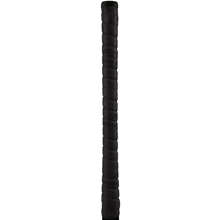 The Grays Cushion Grip, a black grip from Grays with a textured ultra non-slip cylindrical design, stands vertically against a plain white background.