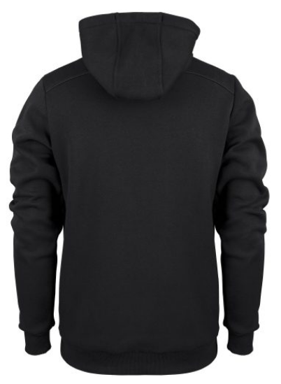 The Grays Ladies Point Hoodie by Grays is shown from the back, featuring long sleeves and a simple design. Made from a soft cotton-polyester blend fleece, it offers comfort and versatility for everyday wear.