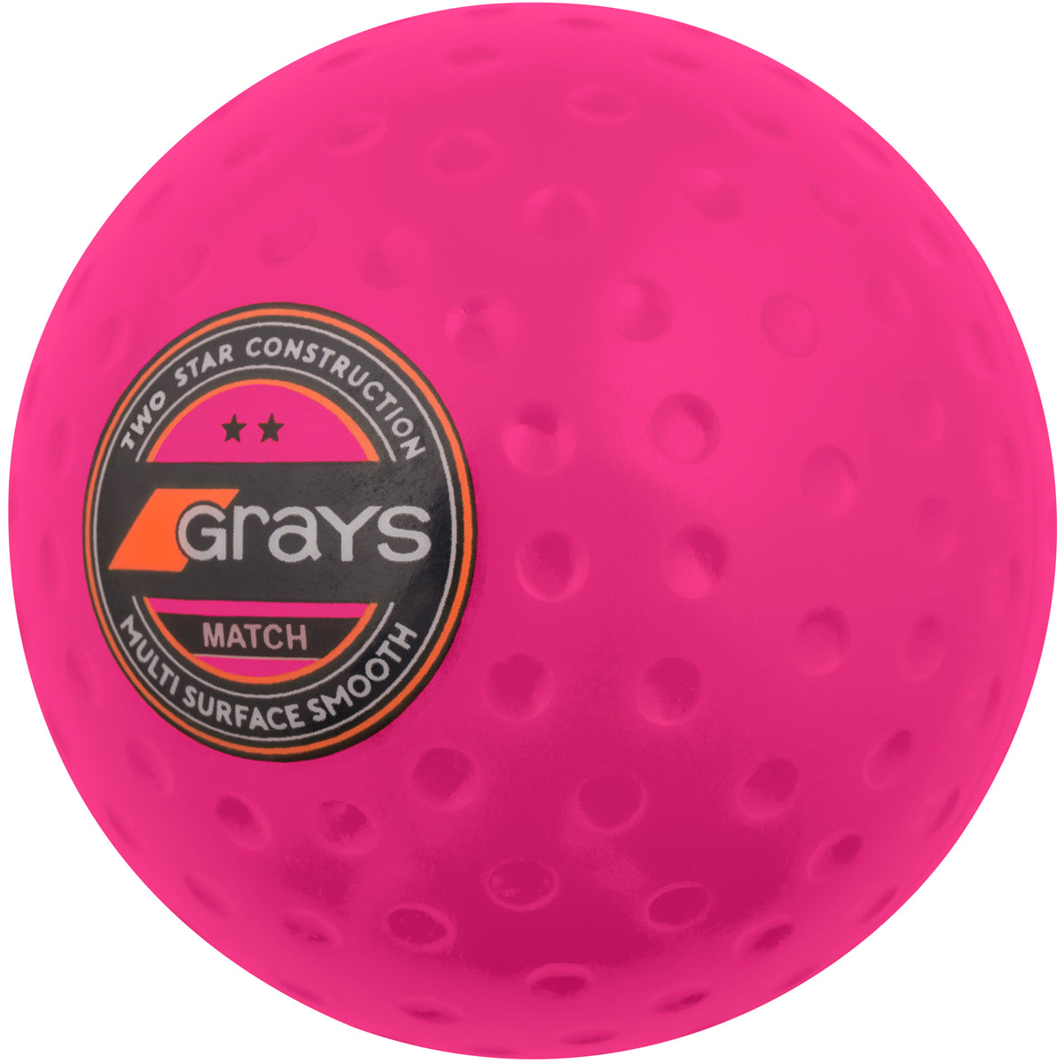 The Grays Match Hockey Balls - Box of 60 features bright pink balls with a dimpled pattern, ideal for club-level performance and consistent play. From trusted brand Grays.