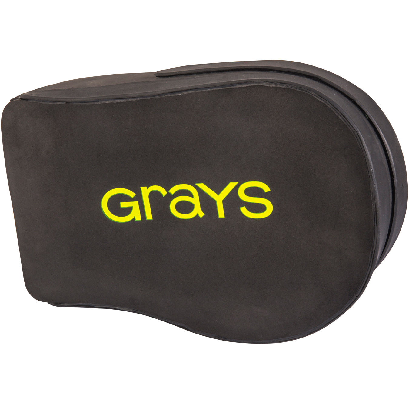 The Grays Nitro GK Hand Protector - Pair features ergonomic design and foam padding for enhanced protection and comfort, with the word GRAYS printed in bright yellow on the side.