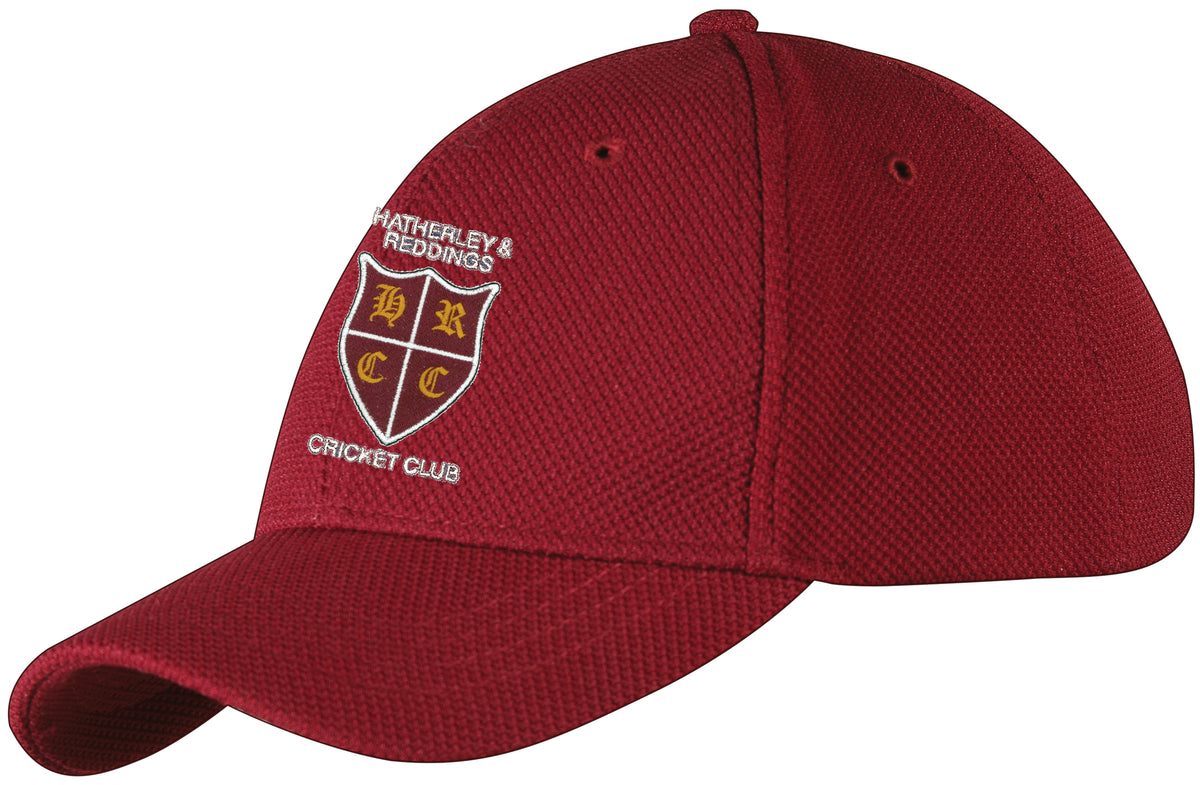 The Gray Nicolls Hatherley & Reddings CC GN Baseball Cap is maroon with the club’s yellow and white logo and crest embroidered on the front.