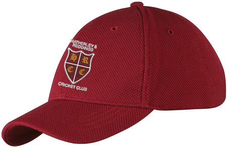 The Gray Nicolls Hatherley & Reddings CC GN Baseball Cap is maroon with the club’s yellow and white logo and crest embroidered on the front.