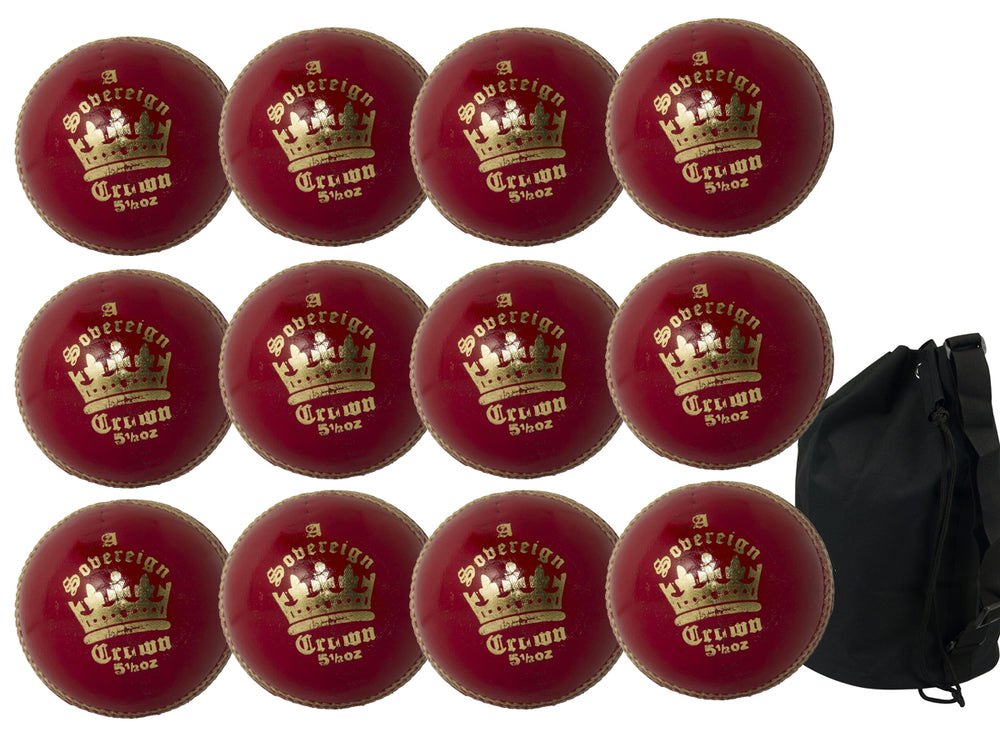 MBS Sovereign Crown Senior Red 12 Pack With Ball Bag