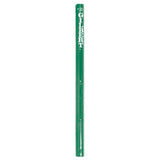 An emerald cylindrical Gilbert Netball Post Protector with the word GILBERT printed vertically in white uppercase letters near the top.