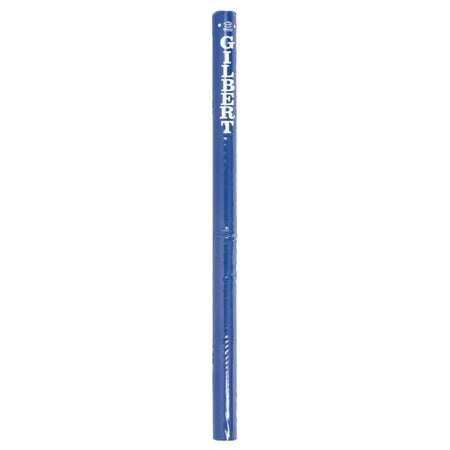 The Gilbert Netball Post Protectors in royal blue combine style and safety for your court, with the GILBERT brand name featured vertically in bold white letters near the top of each cylindrical tube.