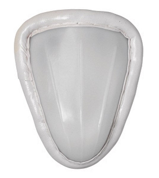 The Hunts County Slip in Protector Abdo Guard offers superior cricket groin protection with a padded outer edge and hard, contoured center.