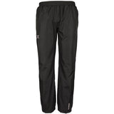 Gilbert Photon Training Trouser by Gilbert features an elastic waistband, subtle logo accents on the left thigh and lower right leg, and is crafted from lightweight, breathable water-repellent fabric. Displayed against a white background.