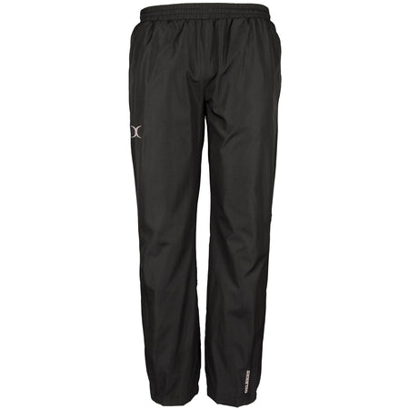 Gilbert Photon Training Trouser by Gilbert features an elastic waistband, subtle logo accents on the left thigh and lower right leg, and is crafted from lightweight, breathable water-repellent fabric. Displayed against a white background.