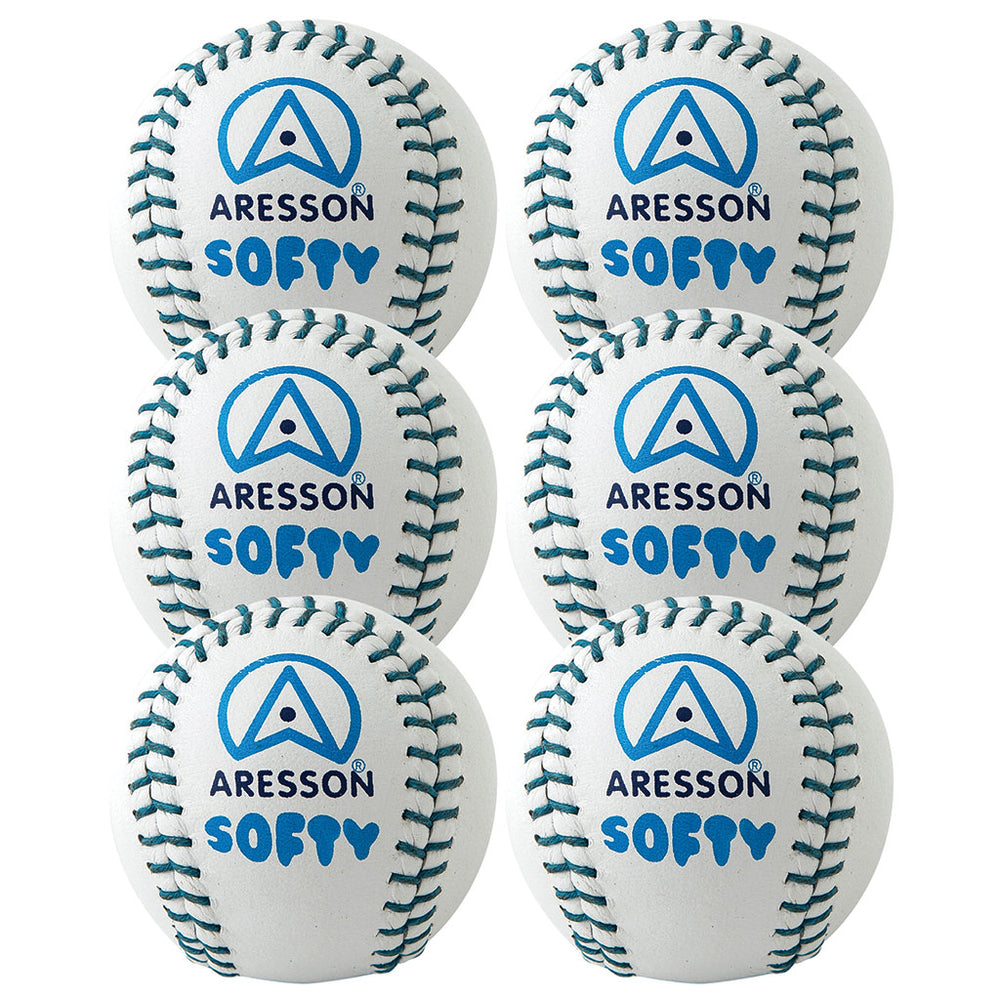Aresson Softy Rounders Ball White 6 Pack