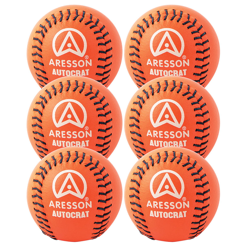 Aresson Autocrat Rounders Ball 6 Pack (Orange)