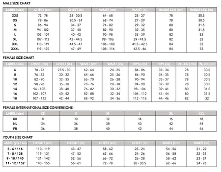 Gray Nicolls Gotherington CC Matrix V2 Polo Shirt size charts include men's, women's, and youth labels with chest, waist, and inside leg measurements in cm, plus international sizes. Features moisture-wicking fabric and embroidered Club Logo.