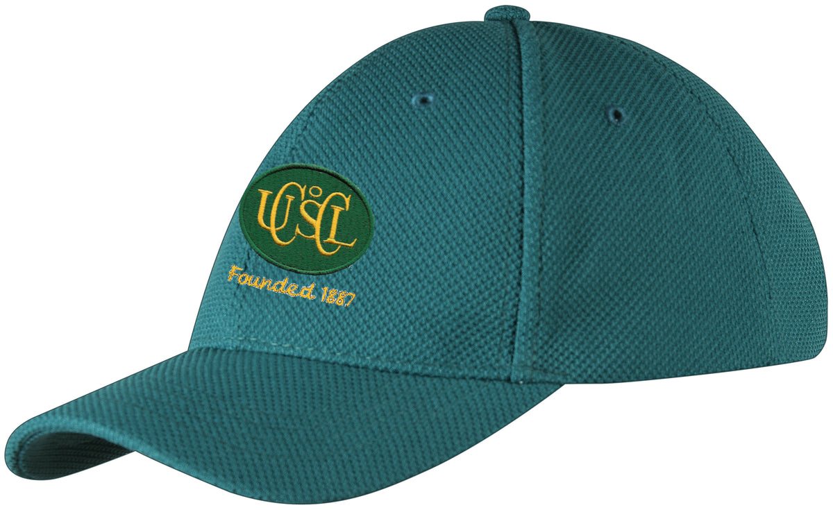 Show your support for Upton St Leonards CC with the Gray Nicolls Green Cricket Cap, featuring a curved brim and embroidered USCL logo with "Founded 1837" on the front.