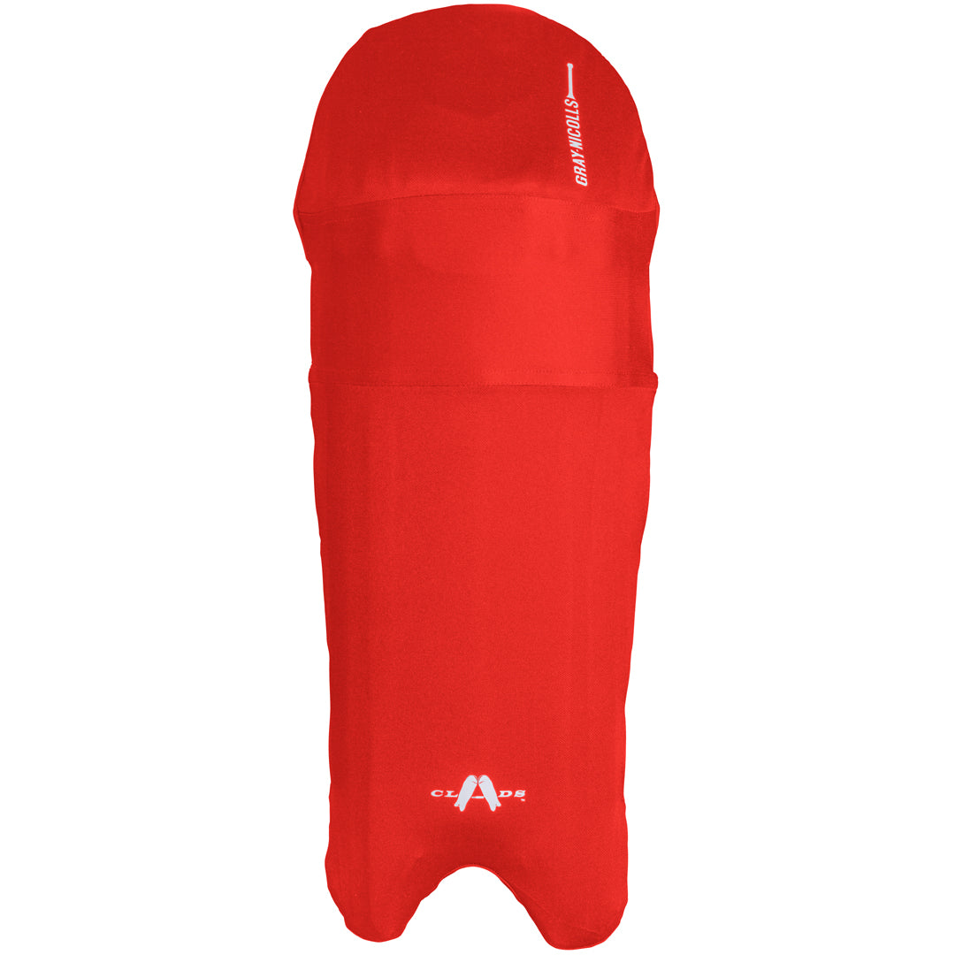 The Gray Nicolls Cricket Wicket Keeping Clads offer a secure, fitted design for all ages. Featuring white logos, reinforced stitching, and a curved shape—like coloured covers for your pads—they provide comfort and durability on the field.