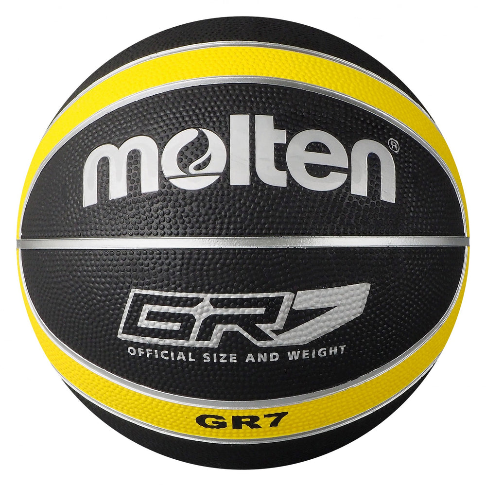 Molten BGR Rubber Basketball - Black/Yellow
