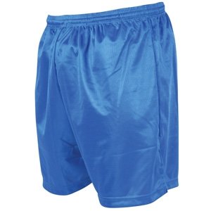 A pair of Precision Micro Stripe Football Shorts by Precision Training in black polyester with an elastic waistband, shown against a plain white background.